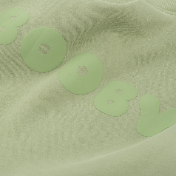 Unisex - Sage Green Puff Print Booby Hoodie