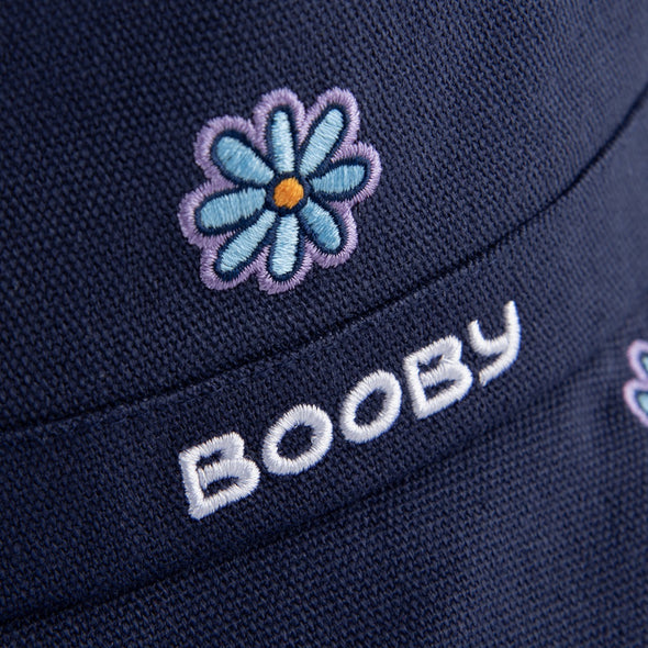 Navy Daisy Bucket Hat