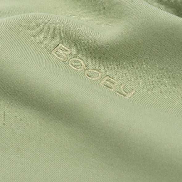 Unisex - Sage Green Puff Print Booby Hoodie