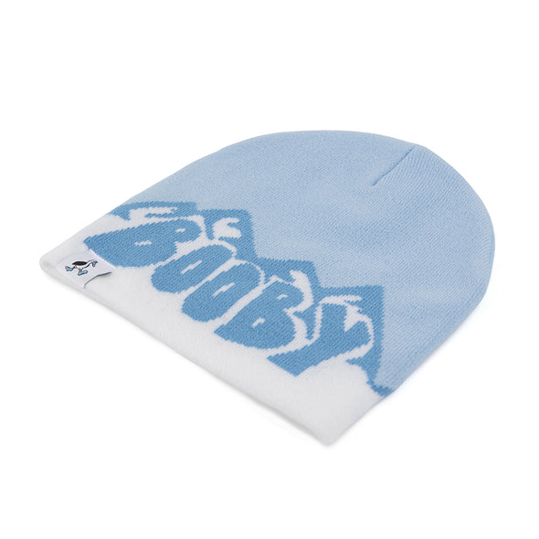 Blue Two Tone Mountain Beanie