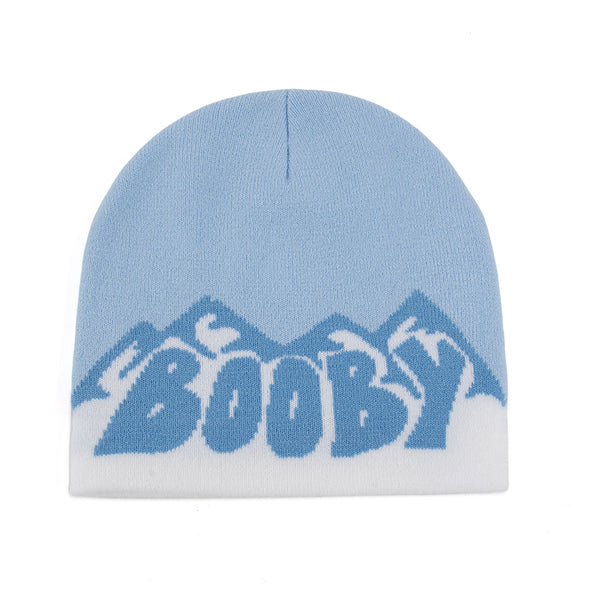 Blue Two Tone Mountain Beanie