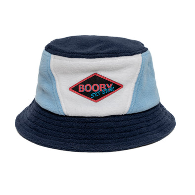 Navy Fleece Ski Bum Bucket Hat