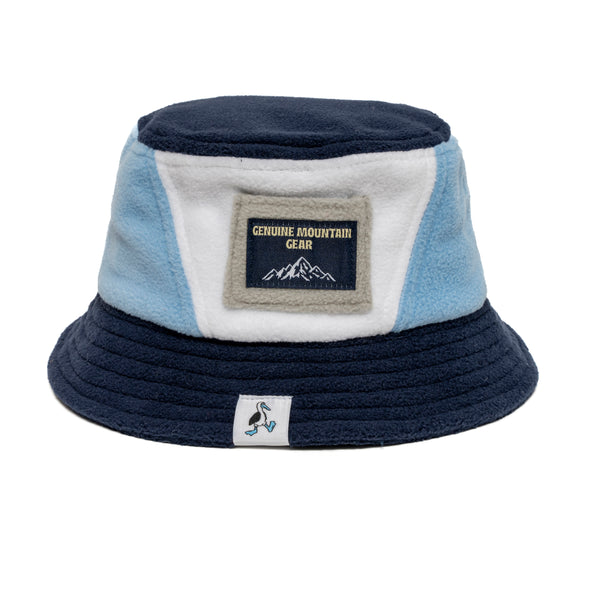Navy Fleece Ski Bum Bucket Hat