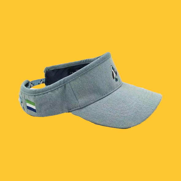 Denim Booby Visor Hat